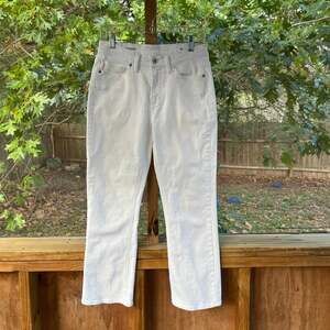 Vince Women's White Jeans Kick Boot Size 26